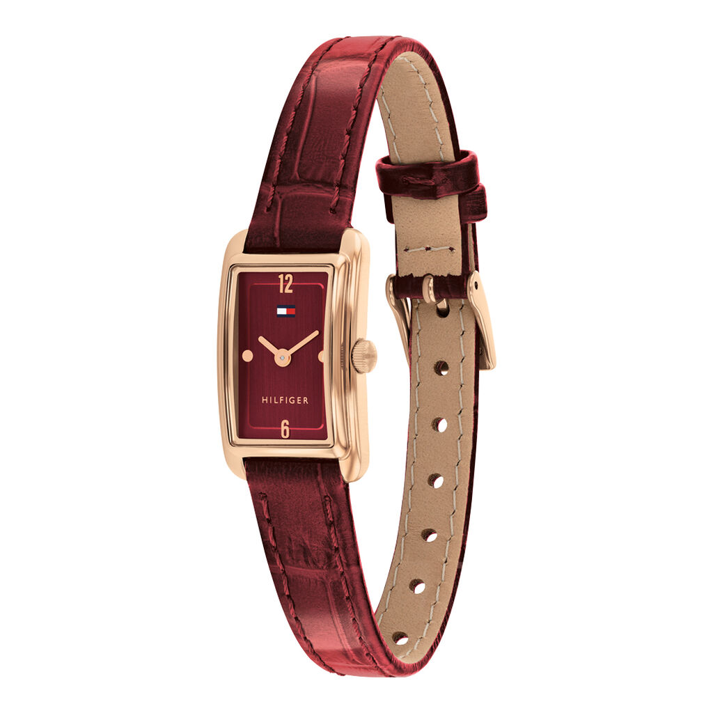 Montre Tommy Hilfiger Madison Bordeaux - Montres Femme | Histoire d&rsquo;Or
