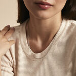 Cha&icirc;ne Ophelio Maille Alternee 1/1 Or Blanc - Chaines Femme | Histoire d&rsquo;Or