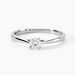 Bague Solitaire Aphrodite Platine Blanc Diamant - Bagues solitaires Femme | Histoire d’Or