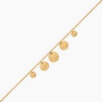 Collier Palm Argent Dor&eacute; A L'Or 750/1000 - Bijoux sans pierre Femme | Histoire d&rsquo;Or