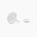 Boucles D'oreilles Puces Blanka Argent Blanc - Boucles d'oreilles fantaisie Femme | Histoire d’Or