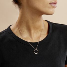 Collier Celene Argent Rose Oxyde De Zirconium - Colliers fantaisie Femme | Histoire d’Or