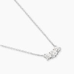 Collier Or Blanc Neely Diamants Synth&eacute;tiques - Colliers Femme | Histoire d&rsquo;Or