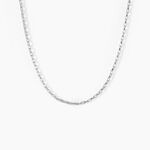 Collier Claudine Maille Forcat Argent Blanc - Colliers fantaisie Homme | Histoire d&rsquo;Or