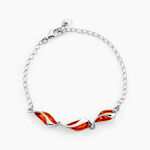 Bracelet Argent Blanc Eve-liseae Ambre - Bracelets Femme | Histoire d&rsquo;Or
