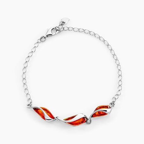Bracelet Argent Blanc Eve-liseae Ambre - Bracelets Femme | Histoire d&rsquo;Or