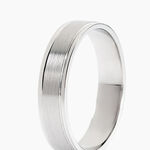 Alliance Patricio Palladium Blanc Ruban - Alliances Unisex | Histoire d&rsquo;Or