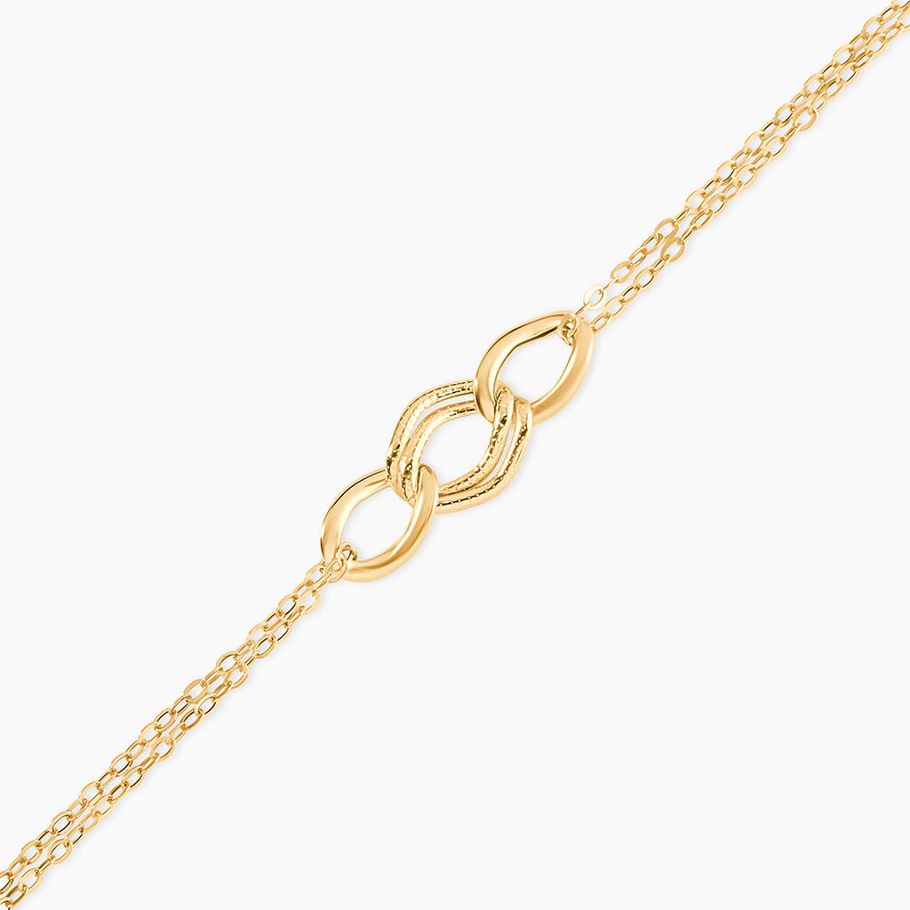 Bracelet Or Jaune Louisa - Bracelets cha&icirc;ne Femme | Histoire d&rsquo;Or