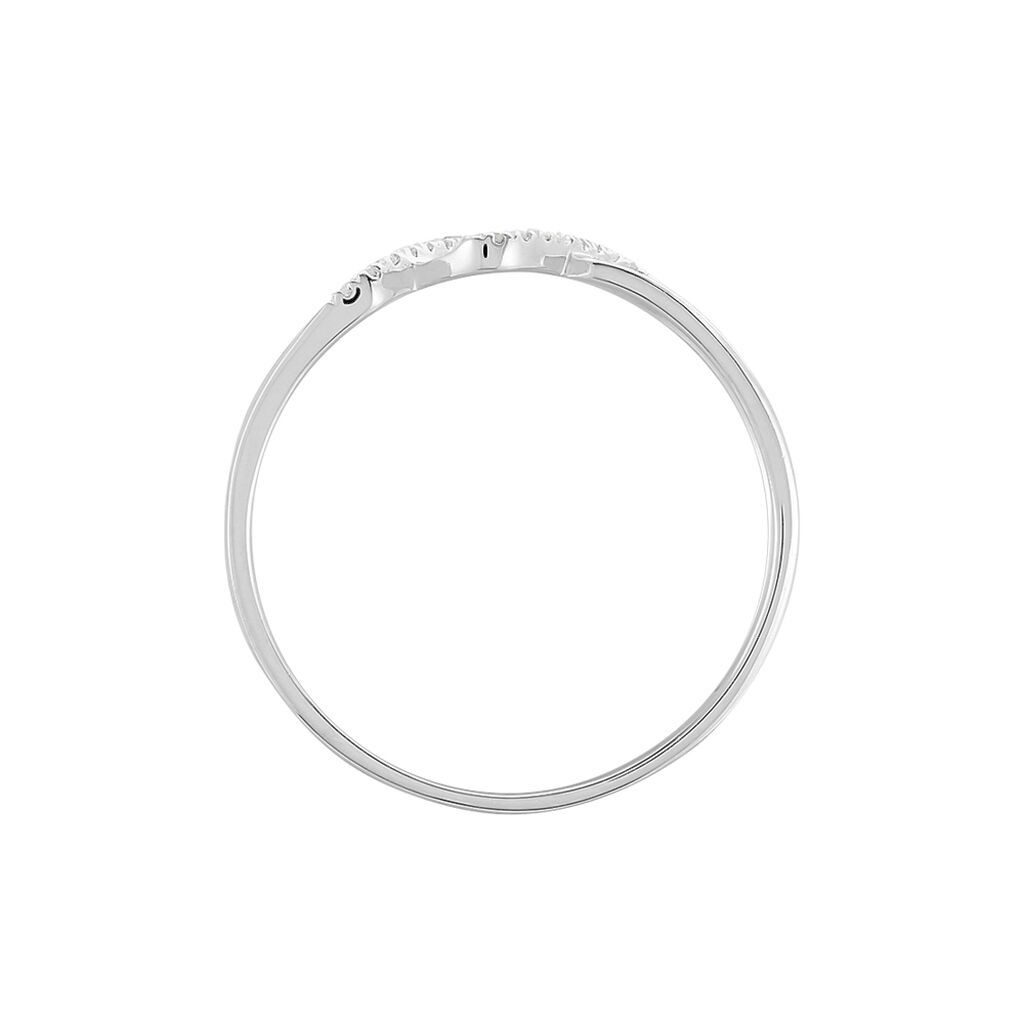 Bague Loula Or Blanc Diamant - Bagues avec pierre Femme | Histoire d’Or