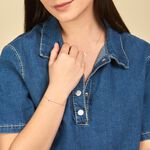 Bracelet Lareyna Or Bicolore Saphir - Bracelets Femme | Histoire d&rsquo;Or