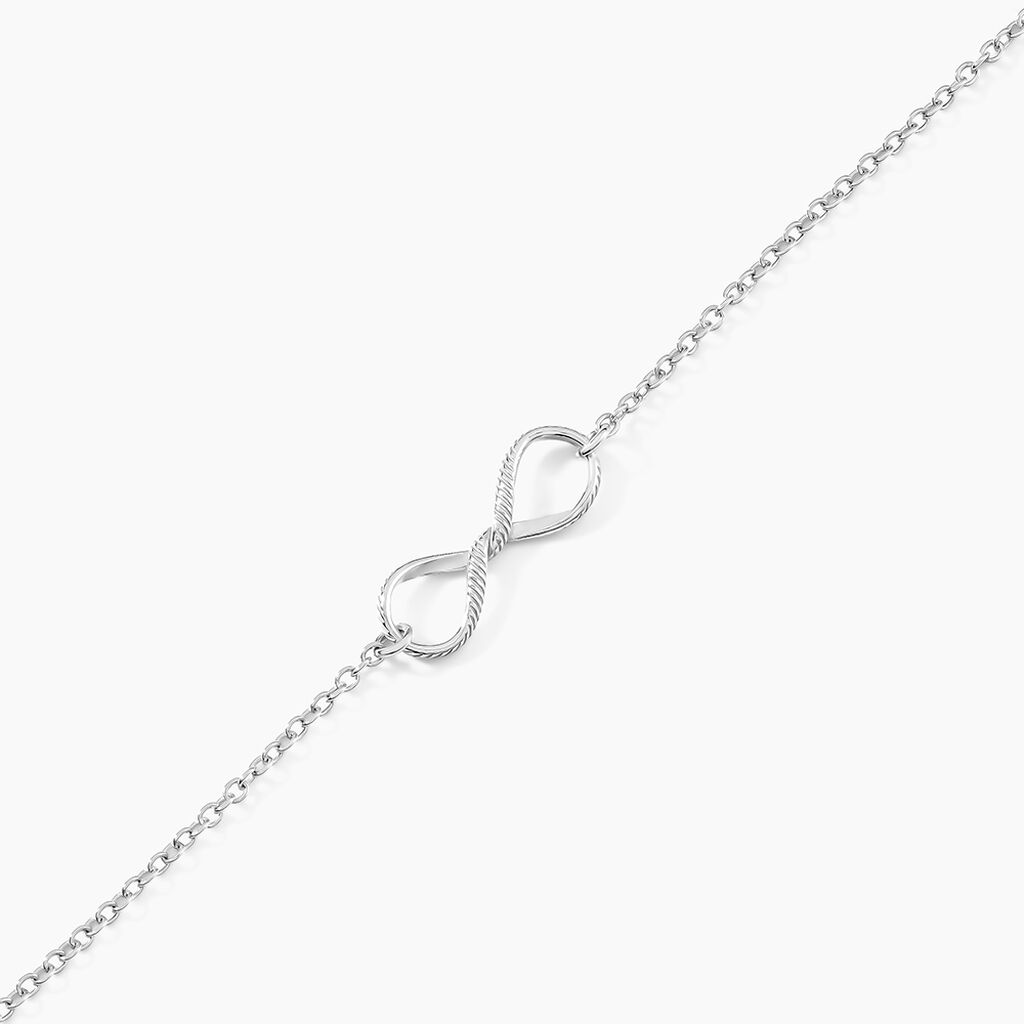 Bracelet Alissone Argent Blanc - Bracelets Femme | Histoire d&rsquo;Or