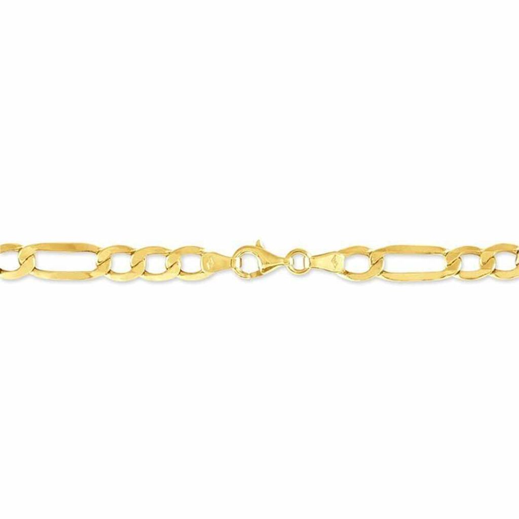 Bracelet Cameo Alternee 1/3 Or Jaune - Bracelets cha&icirc;ne Homme | Histoire d&rsquo;Or