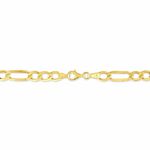 Bracelet Cameo Alternee 1/3 Or Jaune - Bracelets cha&icirc;ne Homme | Histoire d&rsquo;Or