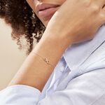 Bracelet Or Jaune Rosius Oxydes De Zirconium - Bracelets Femme | Histoire d&rsquo;Or