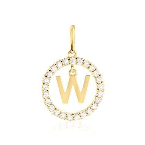 Pendentif Gabe Or Jaune Oxyde De Zirconium - Pendentifs Femme | Histoire d’Or