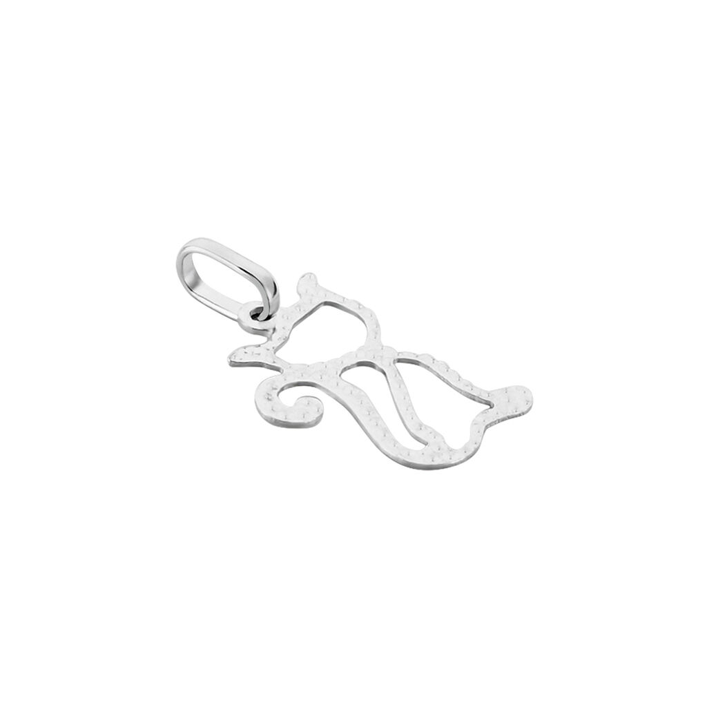 Pendentif Egee Chat Or Blanc - Pendentifs Famille | Histoire d’Or