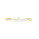 Bague Solitaire Hemera Or Jaune Diamant - Bagues solitaires Femme | Histoire d&rsquo;Or