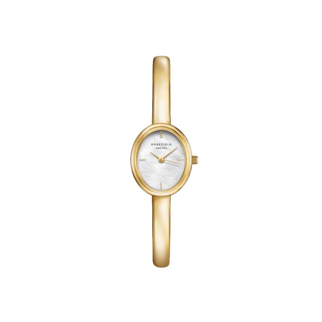Montre Rosefield Studio Bangle Nacre Blanche - Nouveautés Femme | Histoire d’Or
