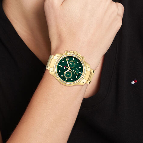 Montre Tommy Hilfiger Brooklyn Vert - Montres Femme | Histoire d’Or