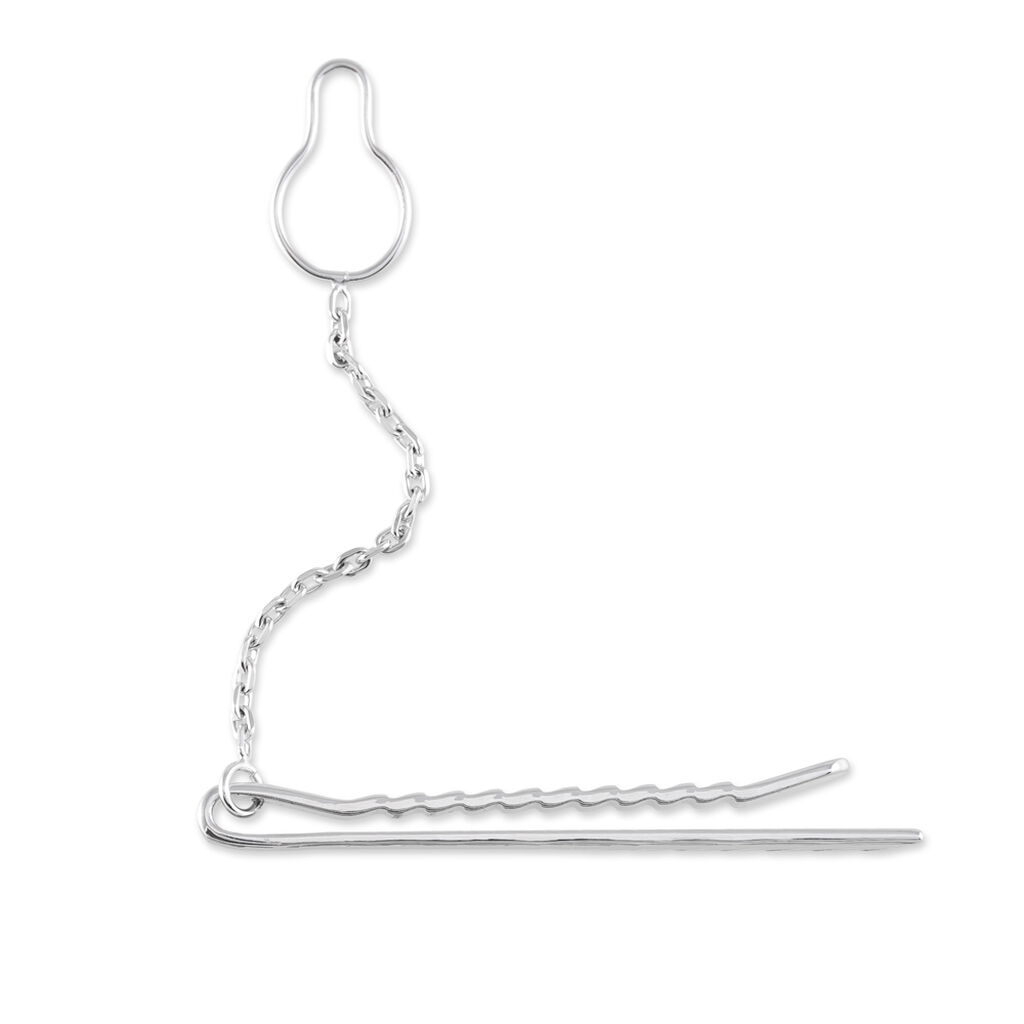 Pince Cravate Devi Argent Blanc - Autres bijoux Homme | Histoire d’Or