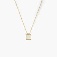 Collier Caron Or Jaune Nacre