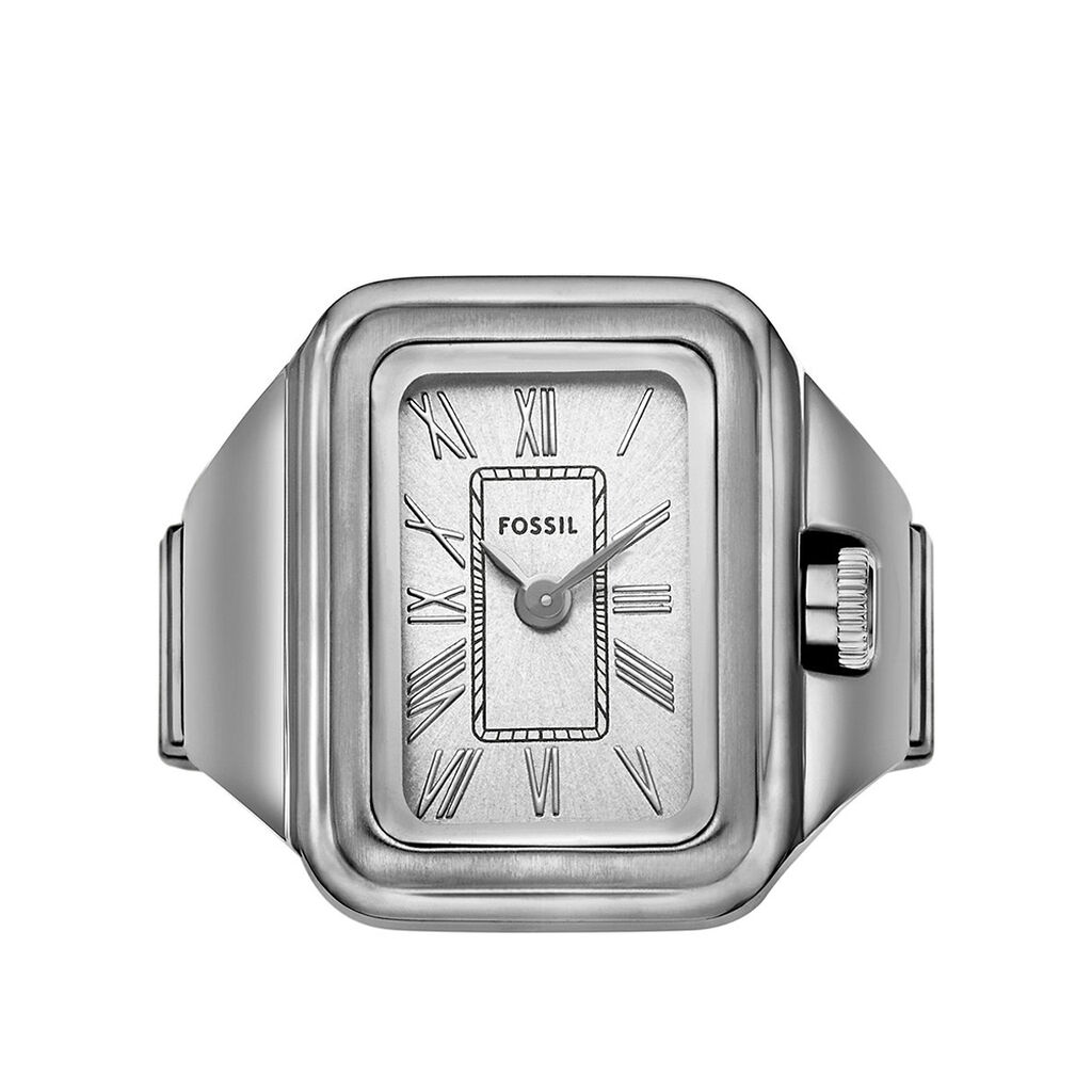 Montre Bague Fossil Raquel Watch Ring Argent&eacute; - Montres Femme | Histoire d&rsquo;Or