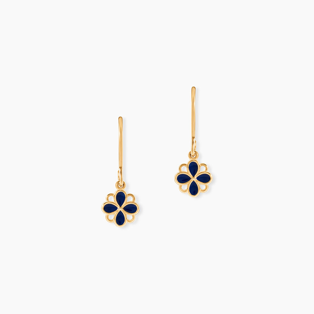 Boucles D'Oreilles Pendantes Asaph Or Jaune - Boucles d'oreilles pendantes Femme | Histoire d&rsquo;Or