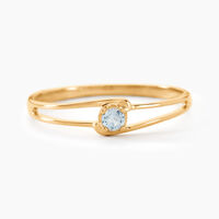 Bague Veroucha Or Jaune Topaze