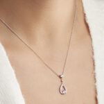 Collier Istanbul Argent Blanc Oxyde De Zirconium - Colliers fantaisie Femme | Histoire d&rsquo;Or