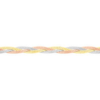 Collier Elae Argent Tricolore