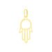 Pendentif Hectorienne Fatim Or Jaune - Pendentifs Femme | Histoire d’Or