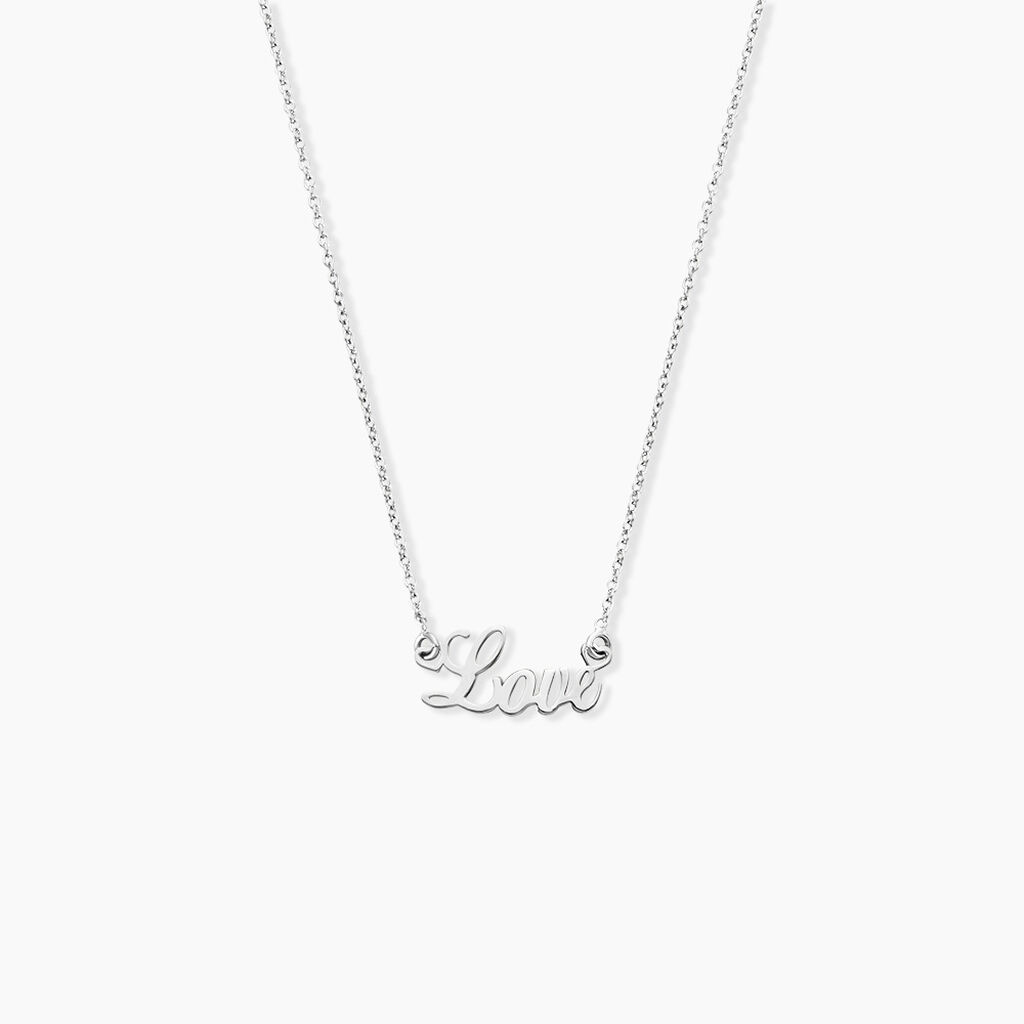 Collier Yuki Argent Blanc - Colliers fantaisie Femme | Histoire d&rsquo;Or