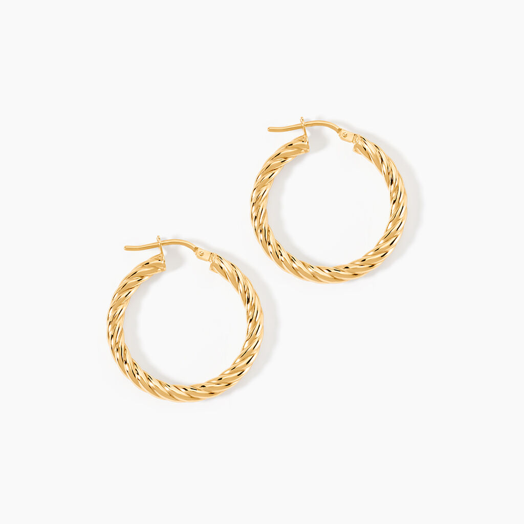 Cr&eacute;oles Gavrel Or Jaune - Boucles d'oreilles cr&eacute;oles Femme | Histoire d&rsquo;Or