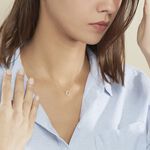 Collier Lim Or Blanc Oxyde De Zirconium - Colliers Femme | Histoire d&rsquo;Or