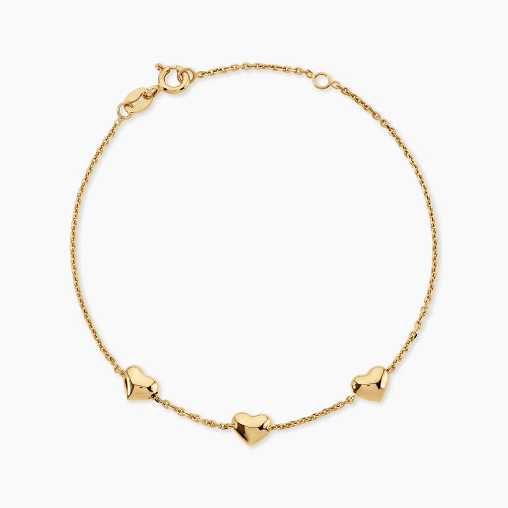 Bracelet Polly Argent Dor&eacute; A L'Or 750/1000 - F&ecirc;te des m&egrave;res Femme | Histoire d&rsquo;Or