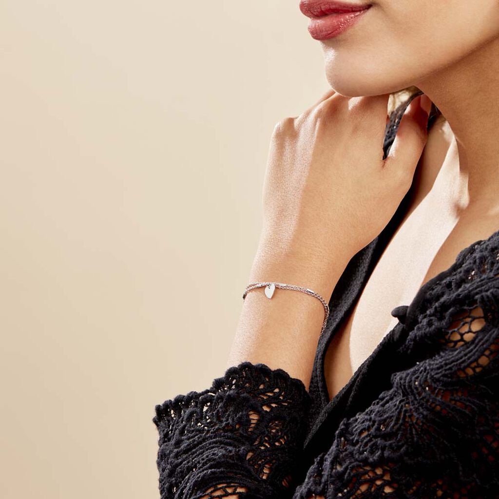 Bracelet Argent Dizier - Bracelets Coeur Femme | Histoire d’Or
