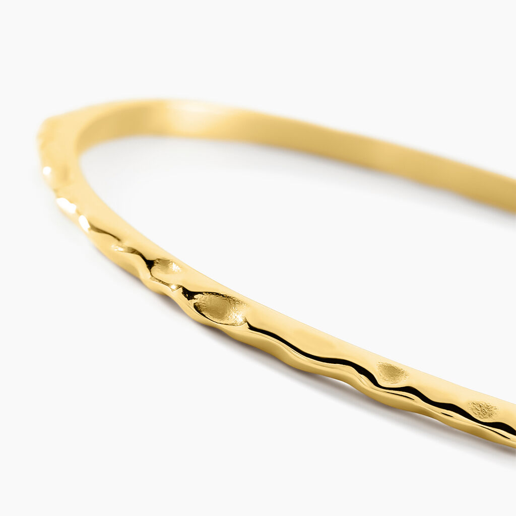 Bracelet Jonc Coimbra Acier Jaune - Bracelets joncs Femme | Histoire d’Or