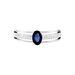 Bague Or Blanc Enea Saphir Diamants - Bagues avec pierre Femme | Histoire d’Or