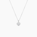 Collier Dari Or Blanc Oxyde De Zirconium - Colliers Femme | Histoire d&rsquo;Or