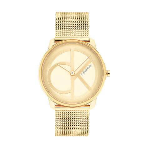Montre Calvin Klein Iconic Mesh Champagne - Montres Femme | Histoire d’Or