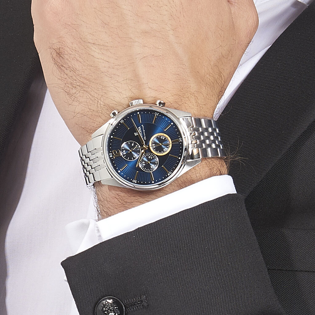 Montre Festina Timeless Chronograph Bleu - Montres Homme | Histoire d’Or
