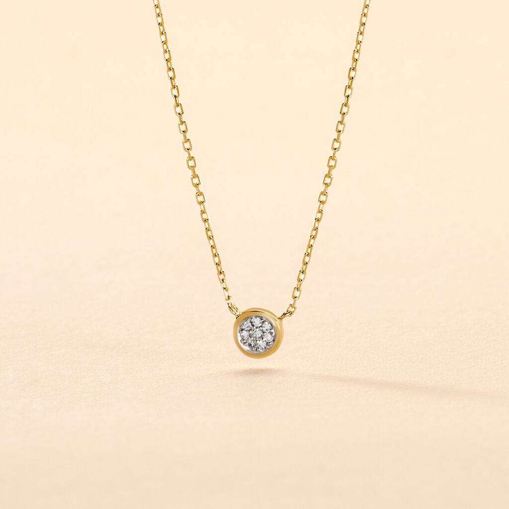 Collier Or Jaune Sofia Diamants - Colliers Femme | Histoire d’Or