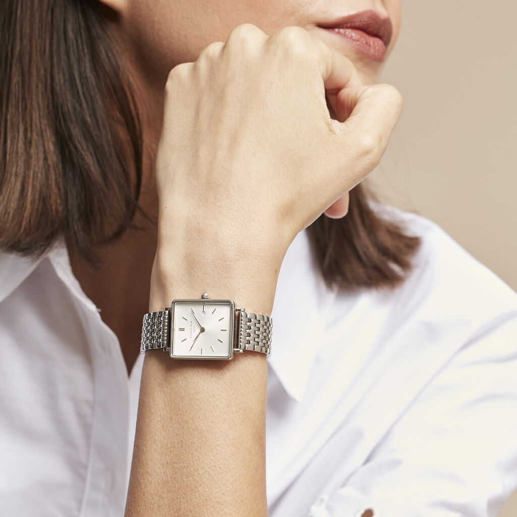 Montre Rosefield Boxy Blanc - Montres Femme | Histoire d’Or