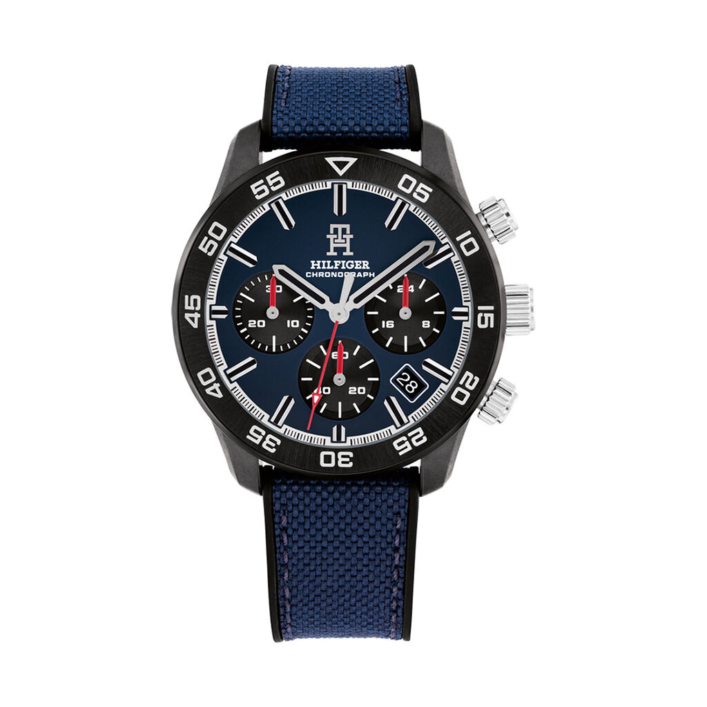 Montre Tommy Hilfiger Th85 Carbon Bleu - Montres Homme | Histoire d’Or