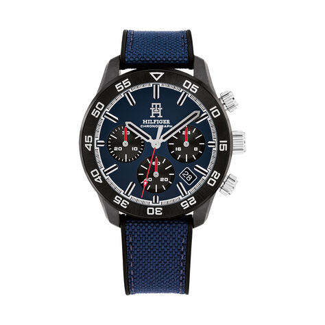 Montre Tommy Hilfiger Th85 Carbon Bleu - Montres Homme | Histoire d’Or