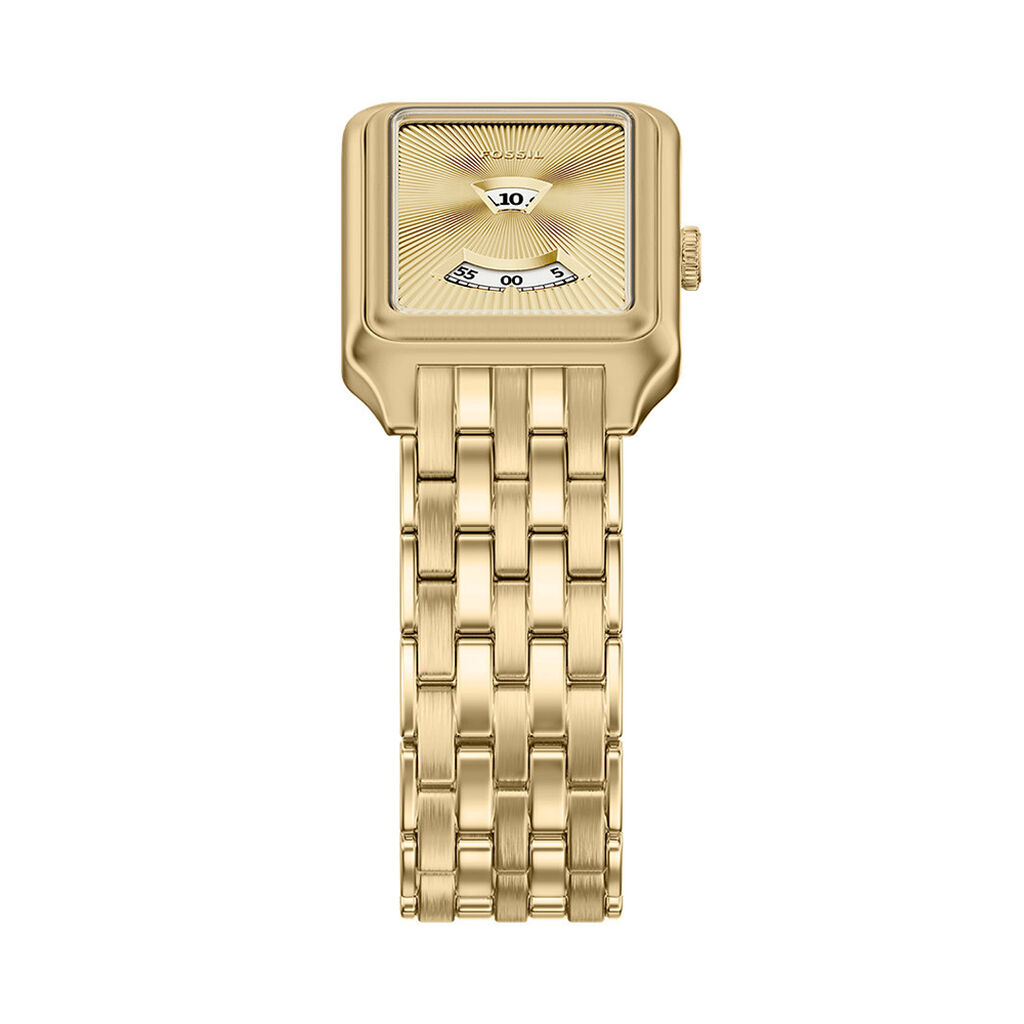 Montre Fossil Raquel Jumping Hour Dor&eacute; - Montres Femme | Histoire d&rsquo;Or