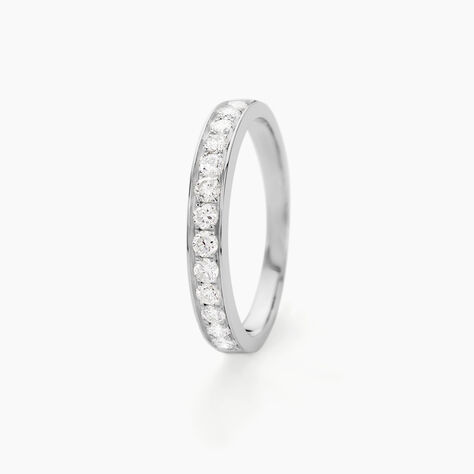 Alliance Rhea Or Blanc Diamant - Alliances Femme | Histoire d’Or