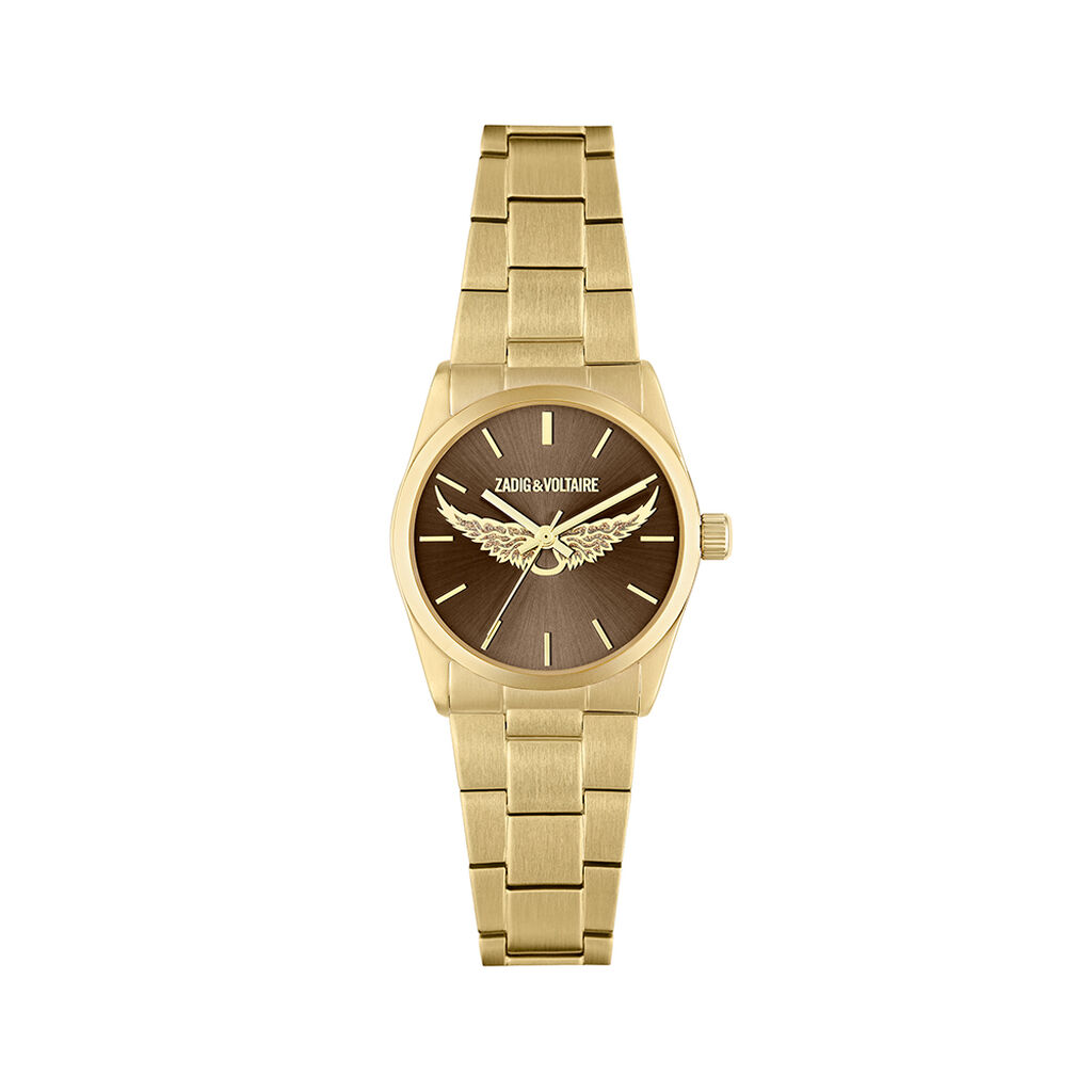 Montre Zadig Et Voltaire Zadig 33 Brun - Montres Femme | Histoire d&rsquo;Or