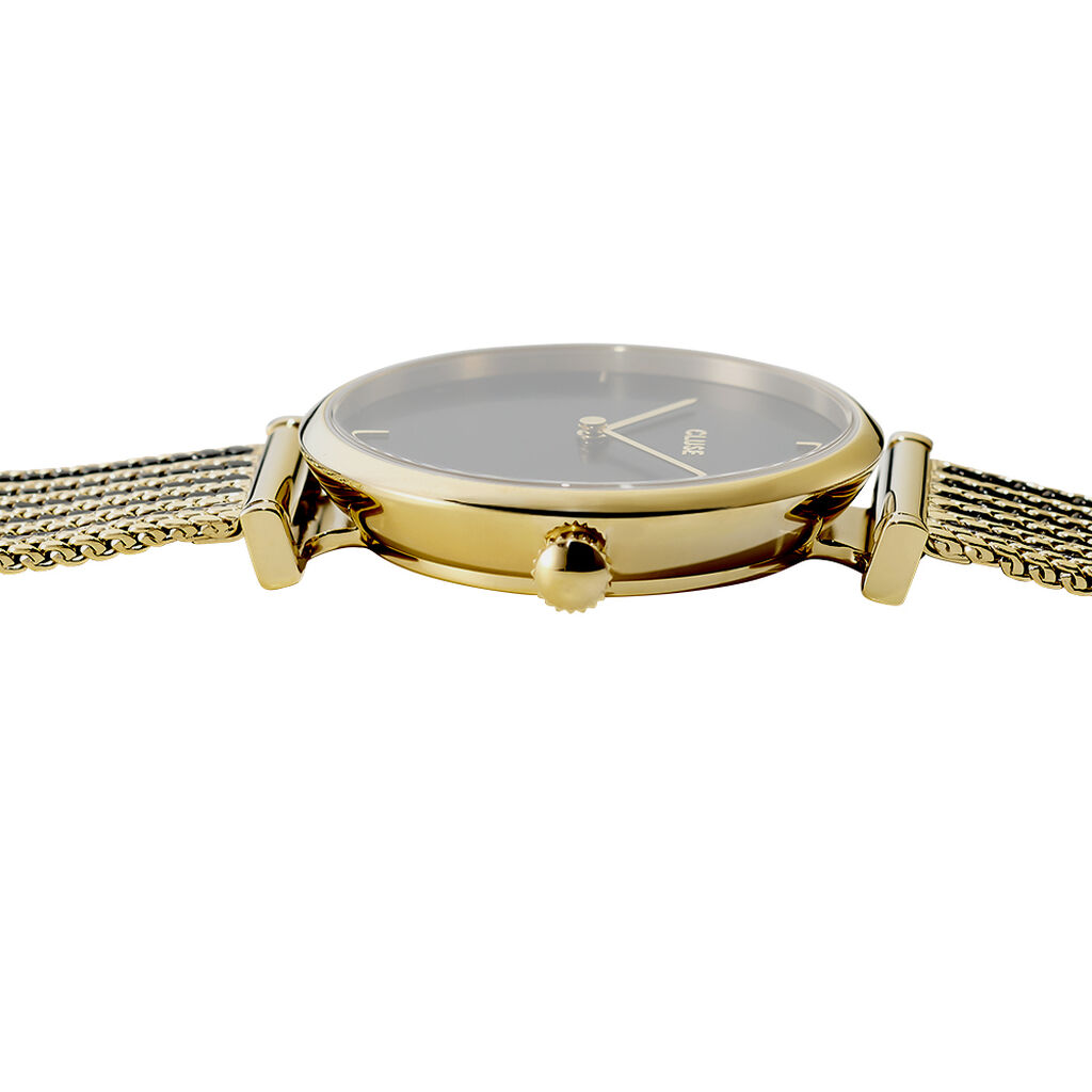 Montre Cluse Triomphe Noir - F&ecirc;te des m&egrave;res Femme | Histoire d&rsquo;Or