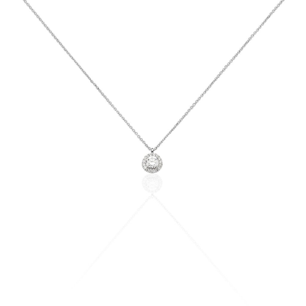 Collier Alexa Or Blanc Diamant - Colliers Femme | Histoire d’Or